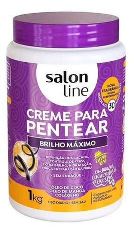 creme de pentear salom line brilho maximo - Como definir os cachos - 5 dicas preciosas