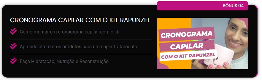 shampoo rapunzel crescimento - kit Rapunzel (crescimento capilar) Funciona?