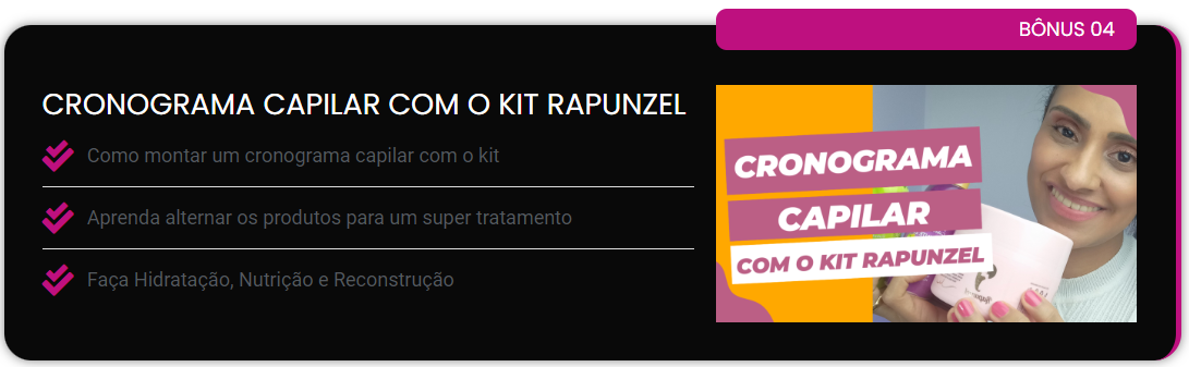 Bonus 4 - Tratamento para Queda Capilar e Crescimento Acelerado