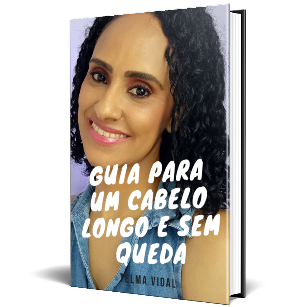 Capa 3 D E Book Guia para um cabelo longo e sem queda - Aqui Está o Seu E-Book - Guia para um Cabelo Longo e Sem Queda